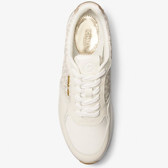 Michael Kors Livvy Mixed-Media Trainer Size 7M- MSRP $145 New in box - Picture 3 of 11